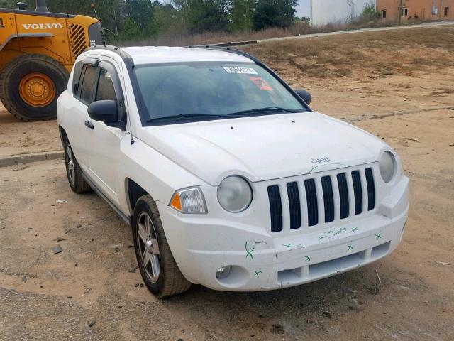 1J8FT47038D725345 - 2008 JEEP COMPASS SP 白色 照片 1