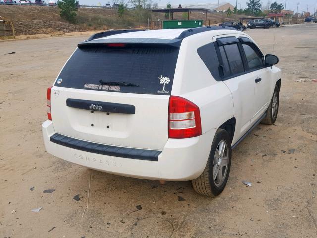 1J8FT47038D725345 - 2008 JEEP COMPASS SP 白色 照片 4