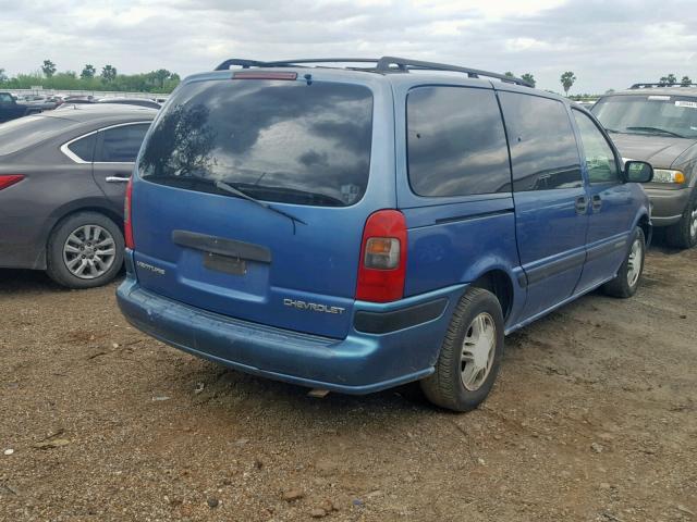 1GNDX03E5YD138150 - 2000 CHEVROLET VENTURE BLUE photo 4