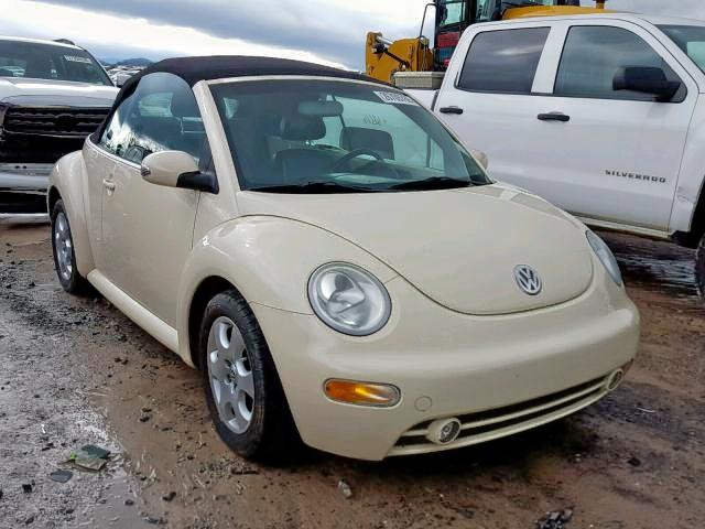3VWCK21YX3M315894 - 2003 VOLKSWAGEN NEW BEETLE კრემისფერი ფოტო 1