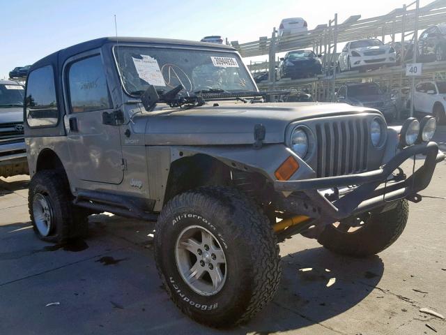 1J4FA49S66P702384 - 2006 JEEP WRANGLER / BEIGE photo 1