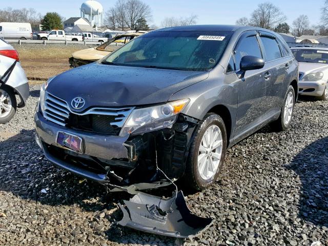 4T3ZA3BB7AU038276 - 2010 TOYOTA VENZA GRAY photo 2