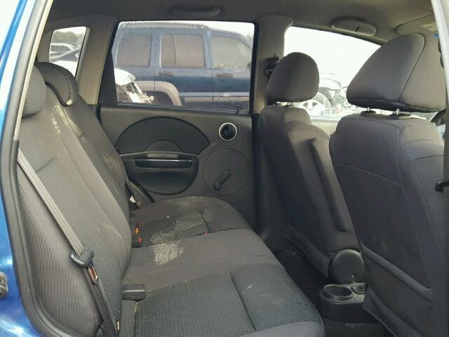 KL1TD666X7B707922 - 2007 CHEVROLET AVEO BASE Көк фото 6