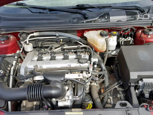 1G1ZS58F67F152128 - 2007 CHEVROLET MALIBU LS MAROON photo 7