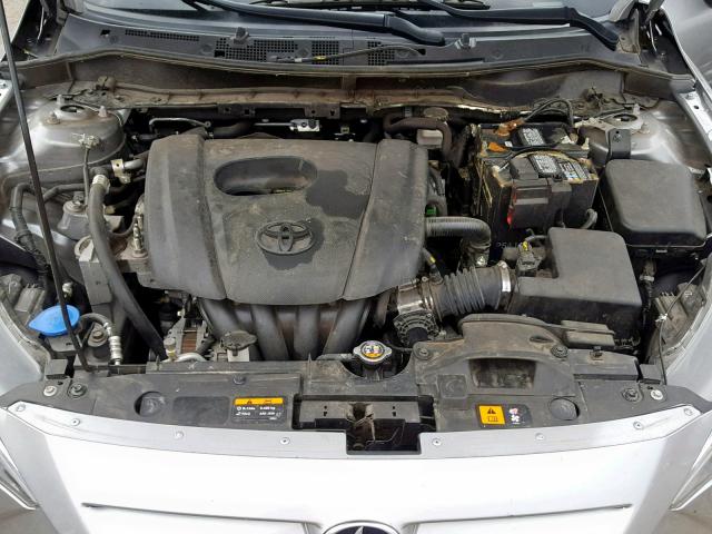 3MYDLBZV7GY138008 - 2016 TOYOTA SCION IA SILVER photo 7