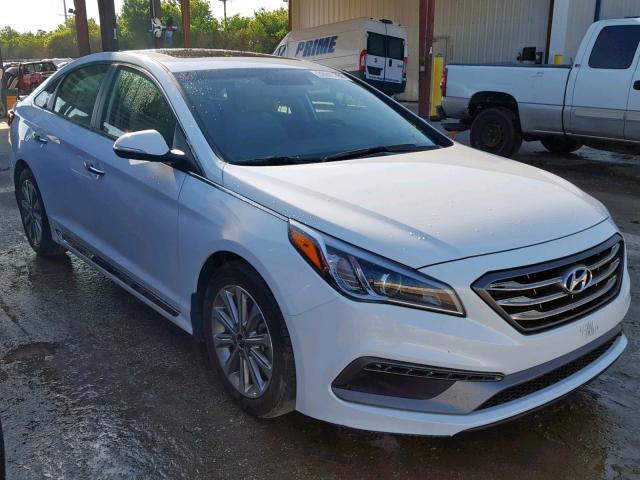 5NPE34AF9HH585103 - 2017 HYUNDAI SONATA SPO WHITE photo 1