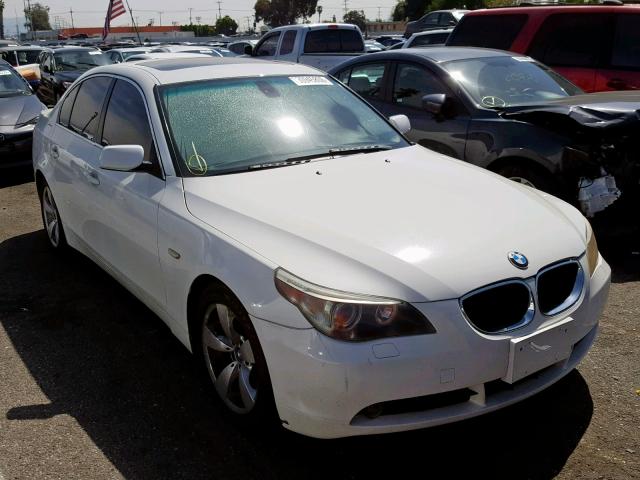 WBANA53535B863827 - 2005 BMW 525 I WHITE photo 1