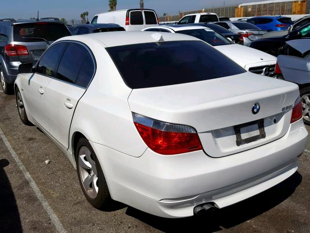 WBANA53535B863827 - 2005 BMW 525 I WHITE photo 3