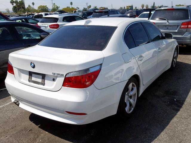 WBANA53535B863827 - 2005 BMW 525 I WHITE photo 4