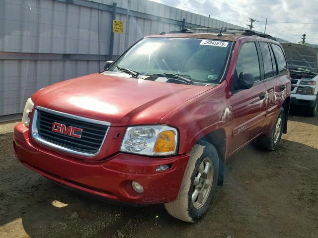 1GKDS13S952157105 - 2005 GMC ENVOY MAROON photo 2