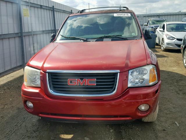 1GKDS13S952157105 - 2005 GMC ENVOY MAROON photo 9