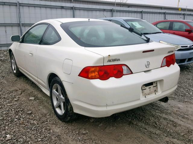 JH4DC53082C021681 - 2002 ACURA RSX TYPE-S WHITE photo 3