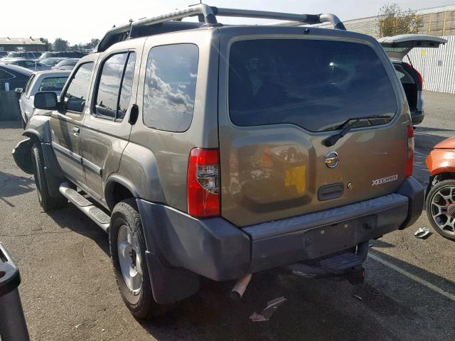 5N1ED28T42C535432 - 2002 NISSAN XTERRA XE TAN photo 3