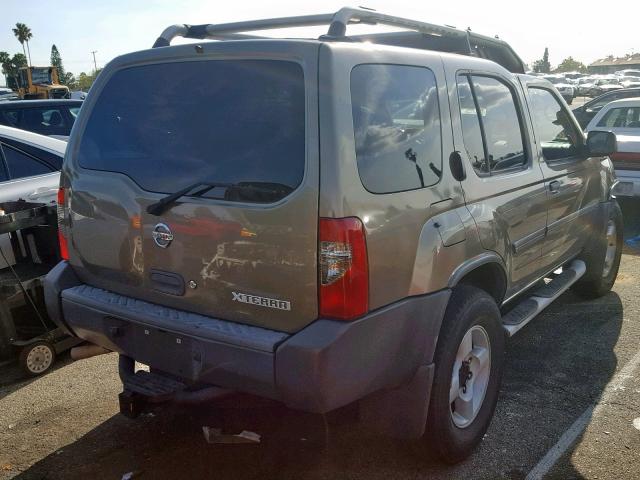 5N1ED28T42C535432 - 2002 NISSAN XTERRA XE TAN photo 4