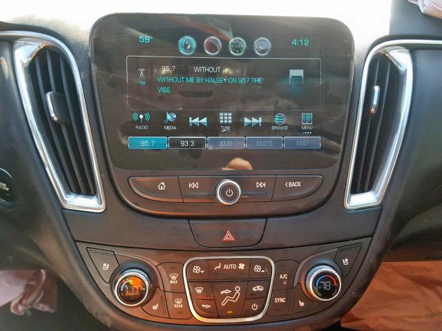 1G1ZH5SX9GF140782 - 2016 CHEVROLET MALIBU PRE 黑色 照片 9