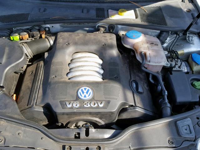 WVWRH63B12P120061 - 2002 VOLKSWAGEN PASSAT GLX SILVER photo 7