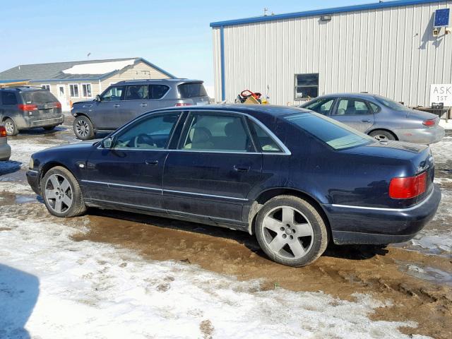 WAUML54D11N001226 - 2001 AUDI A8 L QUATT BLUE photo 9