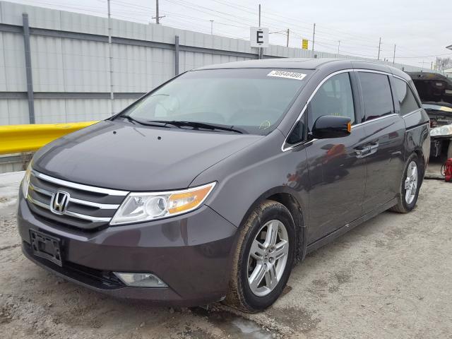 5FNRL5H93CB057359 - 2012 HONDA ODYSSEY TOURING  photo 2