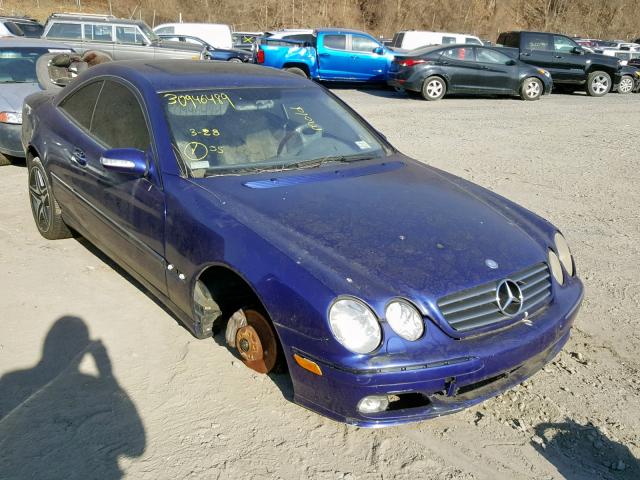 WDBPJ75J63A034284 - 2003 MERCEDES-BENZ CL 500 BLUE photo 1