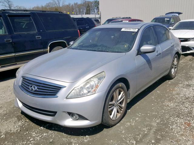 JN1CV6APXCM622232 - 2012 INFINITI G37 BASE SILVER photo 2