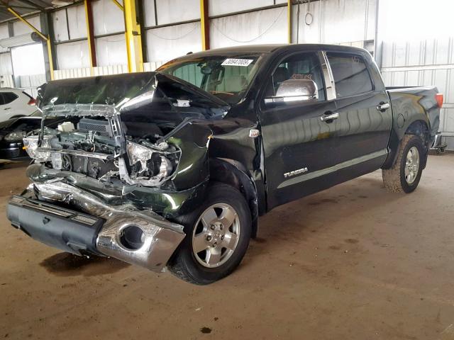 5TFEY5F11CX132191 - 2012 TOYOTA TUNDRA CRE GREEN photo 2