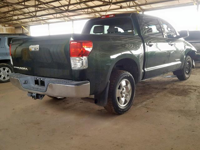 5TFEY5F11CX132191 - 2012 TOYOTA TUNDRA CRE GREEN photo 4