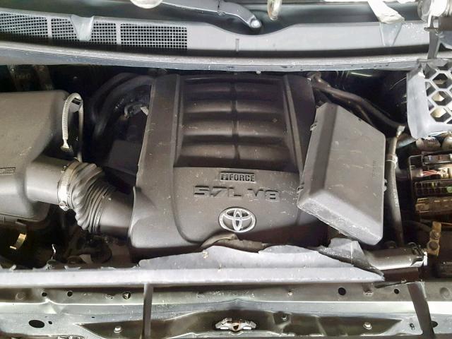 5TFEY5F11CX132191 - 2012 TOYOTA TUNDRA CRE GREEN photo 7