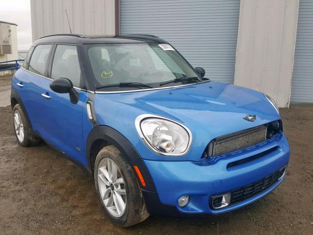 WMWZC5C57BWM10326 - 2011 MINI COOPER S C BLUE photo 1