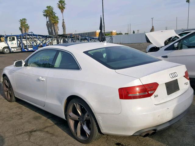 WAULFAFR8AA007410 - 2010 AUDI A5 PREMIUM WHITE photo 3