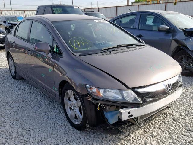 2HGFA1F6XAH544769 - 2010 HONDA CIVIC LX-S Qəhvəyi foto 1
