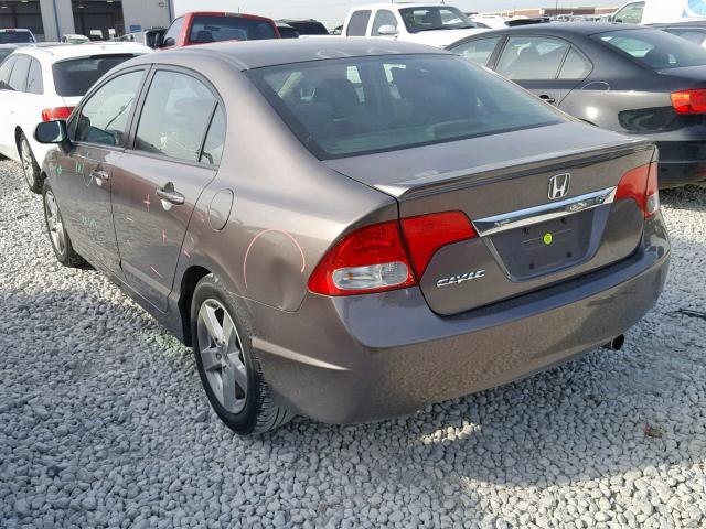 2HGFA1F6XAH544769 - 2010 HONDA CIVIC LX-S Qəhvəyi foto 3