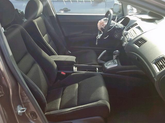 2HGFA1F6XAH544769 - 2010 HONDA CIVIC LX-S Qəhvəyi foto 5