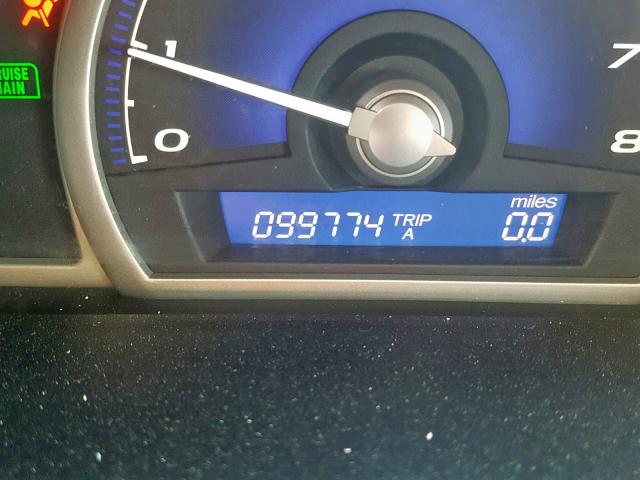 2HGFA1F6XAH544769 - 2010 HONDA CIVIC LX-S Qəhvəyi foto 8