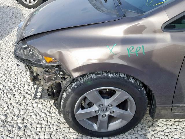 2HGFA1F6XAH544769 - 2010 HONDA CIVIC LX-S Qəhvəyi foto 9