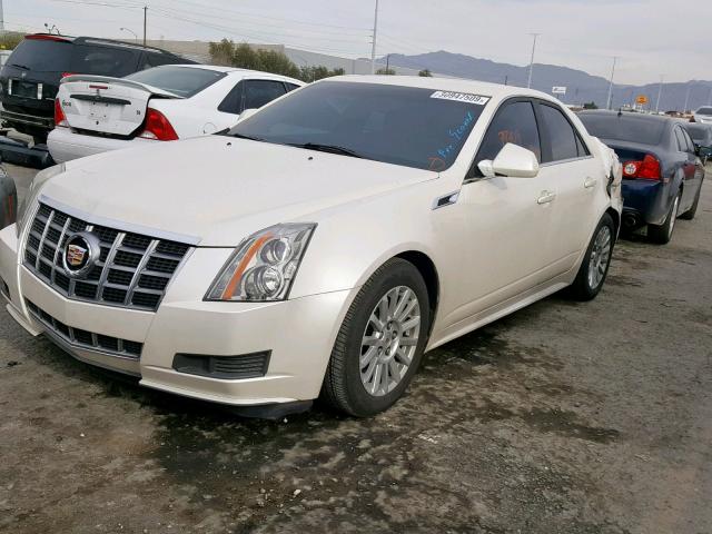 1G6DF5E53C0116303 - 2012 CADILLAC CTS LUXURY WHITE photo 2