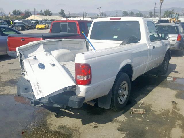 1FTKR1AD9BPA47723 - 2011 FORD RANGER WHITE photo 4