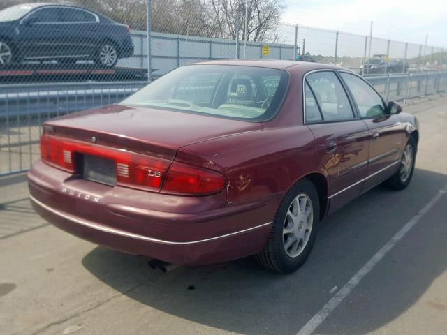 2G4WB52K6X1420954 - 1999 BUICK REGAL LS MAROON photo 4