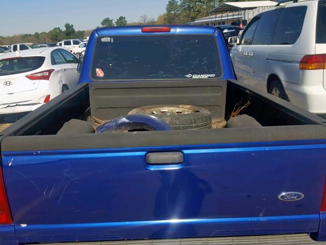 1FTYR10U55PA16775 - 2005 FORD RANGER BLUE photo 6