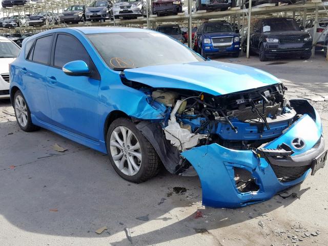 JM1BL1H50A1169890 - 2010 MAZDA 3 S BLUE photo 1