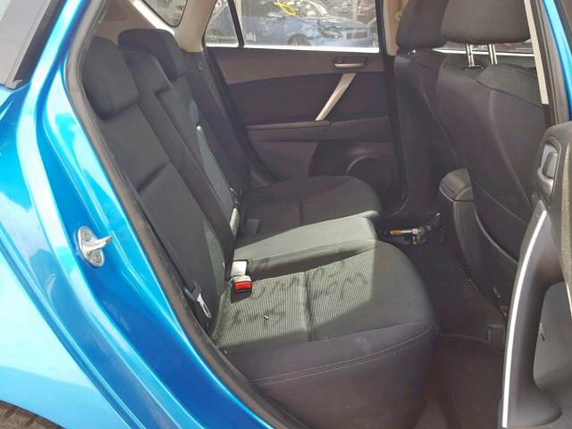 JM1BL1H50A1169890 - 2010 MAZDA 3 S BLUE photo 6