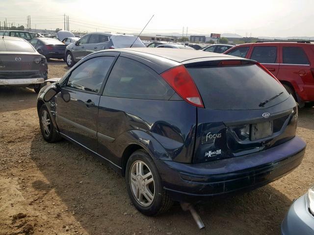 3FAFP31333R163333 - 2003 FORD FOCUS ZX3 BLUE photo 3