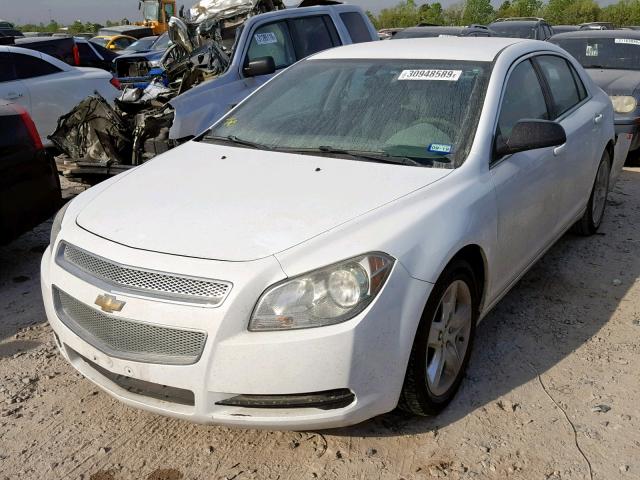 1G1ZA5E08AF254511 - 2010 CHEVROLET MALIBU LS WHITE photo 2