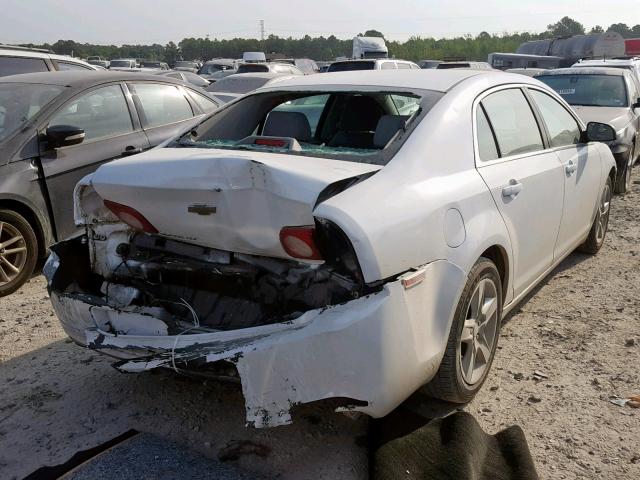 1G1ZA5E08AF254511 - 2010 CHEVROLET MALIBU LS WHITE photo 4