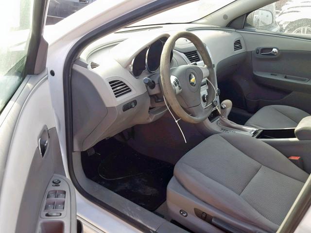1G1ZA5E08AF254511 - 2010 CHEVROLET MALIBU LS WHITE photo 9