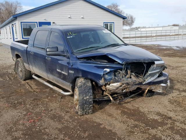 3D7KS29D36G190858 - 2006 DODGE RAM 2500 BLUE photo 1