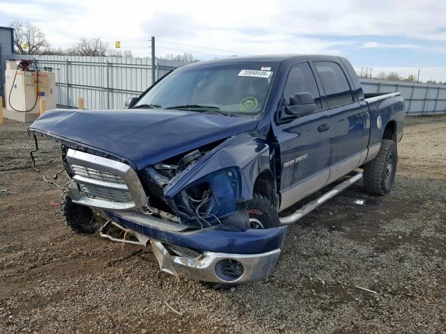 3D7KS29D36G190858 - 2006 DODGE RAM 2500 BLUE photo 2