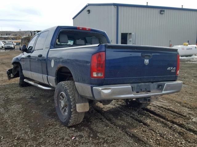 3D7KS29D36G190858 - 2006 DODGE RAM 2500 BLUE photo 3