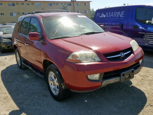 2HNYD18692H507218 - 2002 ACURA MDX TOURIN RED photo 1