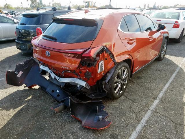 JTHU9JBH5K2001179 - 2019 LEXUS UX 250H  photo 4