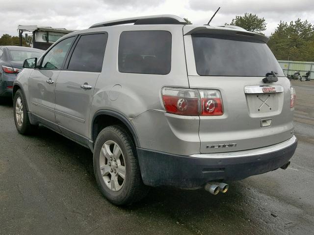 1GKEV13788J219000 - 2008 GMC ACADIA SLE SILVER photo 3